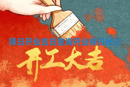 择日开业吉日查询 开业择日秘法