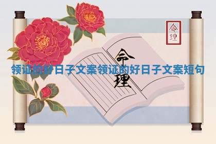 领证的好日子文案_领证的好日子文案短句